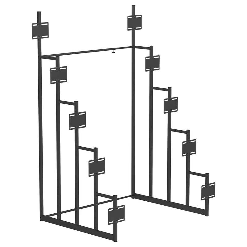 Duarto 5-tier Headboard Display Rack Black - Town Of Bargains Furniture - NY