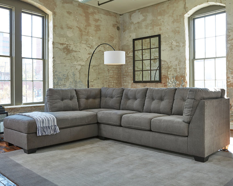 Pitkin 2-Piece Sectional with Chaise - Town Of Bargains Furniture - NY