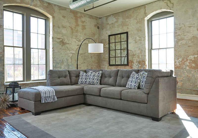 Pitkin 2-Piece Sectional with Chaise - Town Of Bargains Furniture - NY