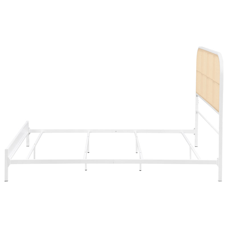 Amherst Eastern King, Queen, Full, & Twin Bed White & Black - Town Of Bargains Furniture - NY