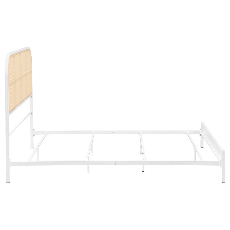 Amherst Eastern King, Queen, Full, & Twin Bed White & Black - Town Of Bargains Furniture - NY