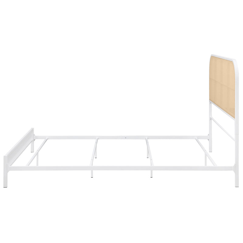 Amherst Eastern King, Queen, Full, & Twin Bed White & Black - Town Of Bargains Furniture - NY