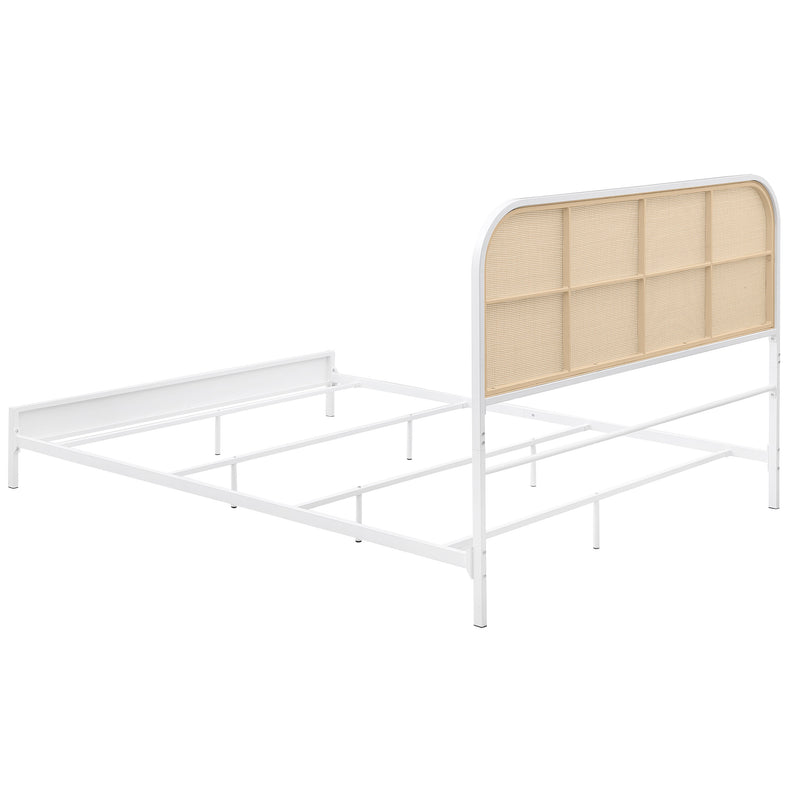 Amherst Eastern King, Queen, Full, & Twin Bed White & Black - Town Of Bargains Furniture - NY