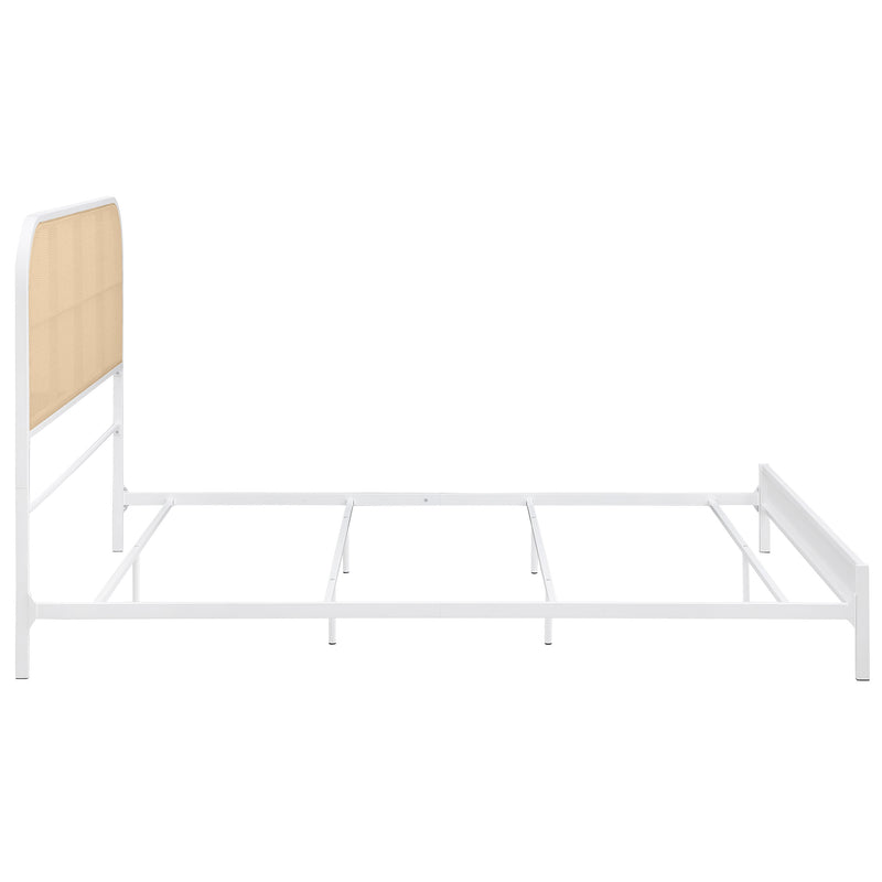 Amherst Eastern King, Queen, Full, & Twin Bed White & Black - Town Of Bargains Furniture - NY