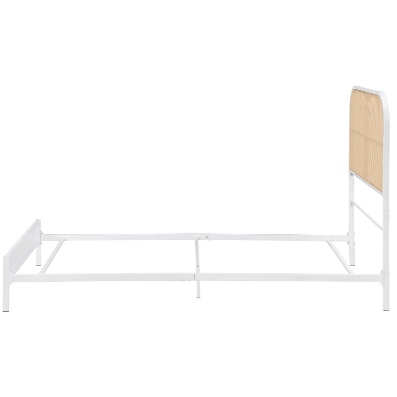 Amherst Eastern King, Queen, Full, & Twin Bed White & Black - Town Of Bargains Furniture - NY