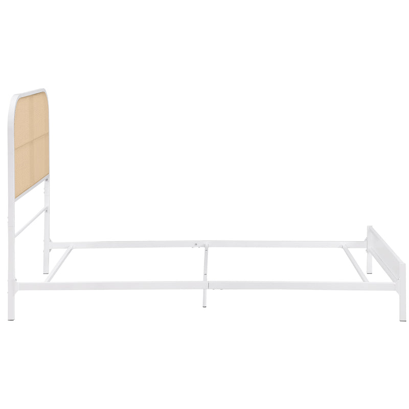 Amherst Eastern King, Queen, Full, & Twin Bed White & Black - Town Of Bargains Furniture - NY