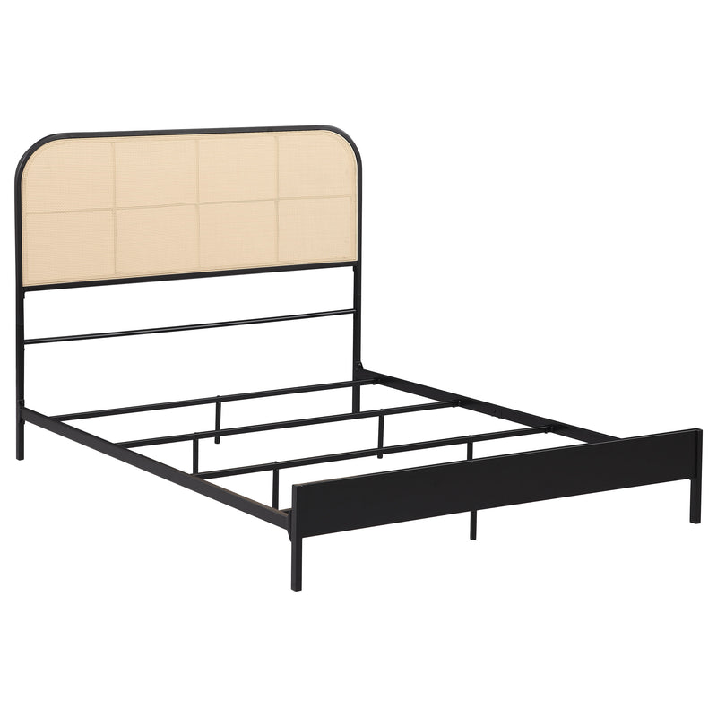 Amherst Eastern King, Queen, Full, & Twin Bed White & Black - Town Of Bargains Furniture - NY