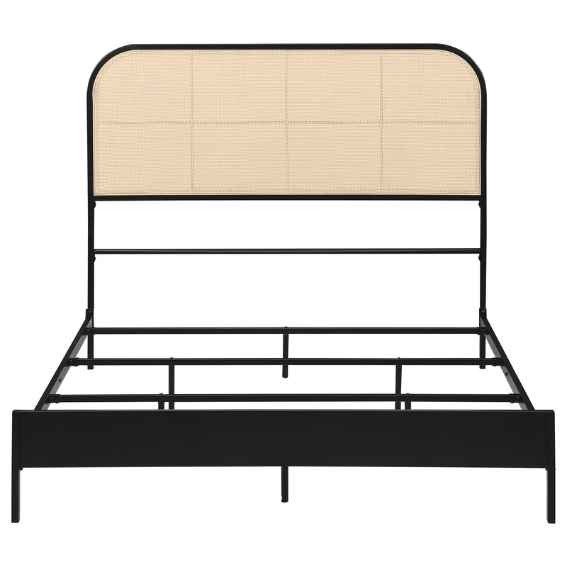 Amherst Eastern King, Queen, Full, & Twin Bed White & Black - Town Of Bargains Furniture - NY