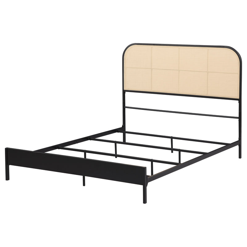 Amherst Eastern King, Queen, Full, & Twin Bed White & Black - Town Of Bargains Furniture - NY
