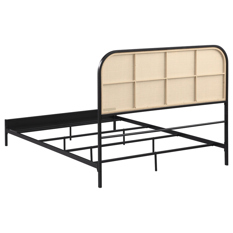 Amherst Eastern King, Queen, Full, & Twin Bed White & Black - Town Of Bargains Furniture - NY
