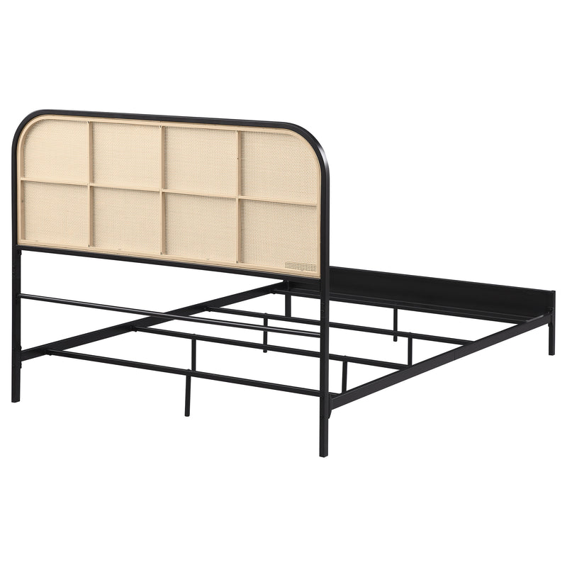 Amherst Eastern King, Queen, Full, & Twin Bed White & Black - Town Of Bargains Furniture - NY