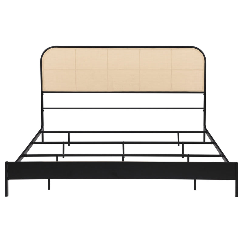 Amherst Eastern King, Queen, Full, & Twin Bed White & Black - Town Of Bargains Furniture - NY