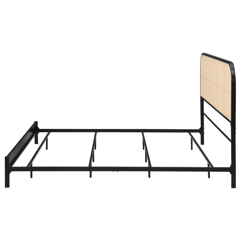 Amherst Eastern King, Queen, Full, & Twin Bed White & Black - Town Of Bargains Furniture - NY