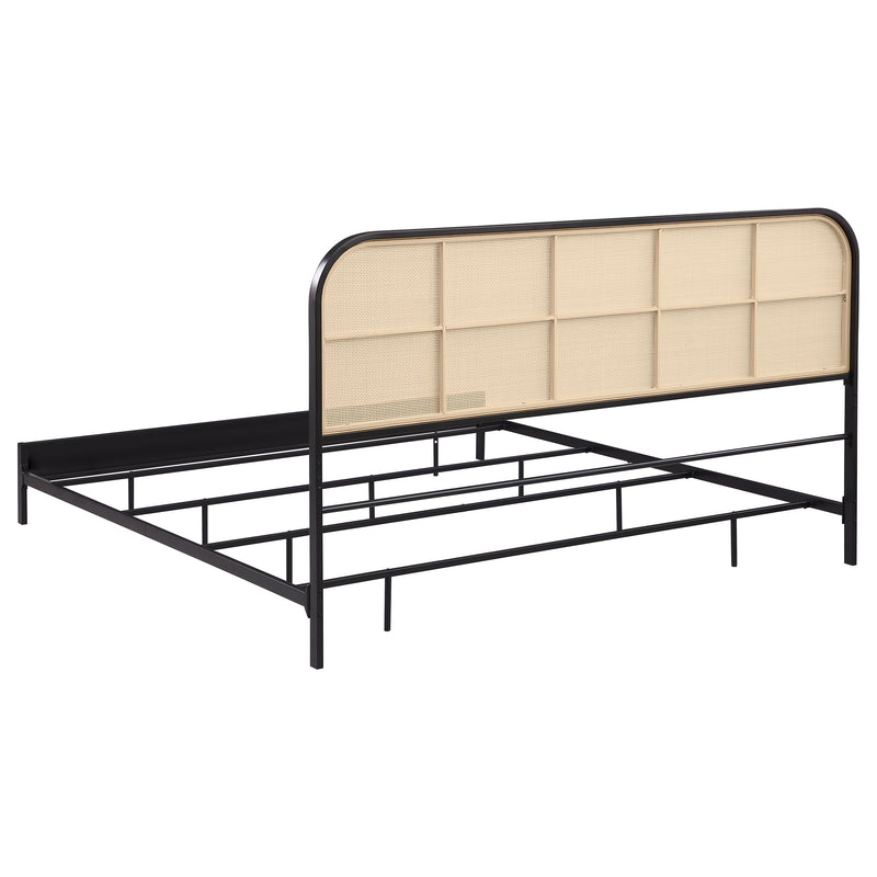 Amherst Eastern King, Queen, Full, & Twin Bed White & Black - Town Of Bargains Furniture - NY