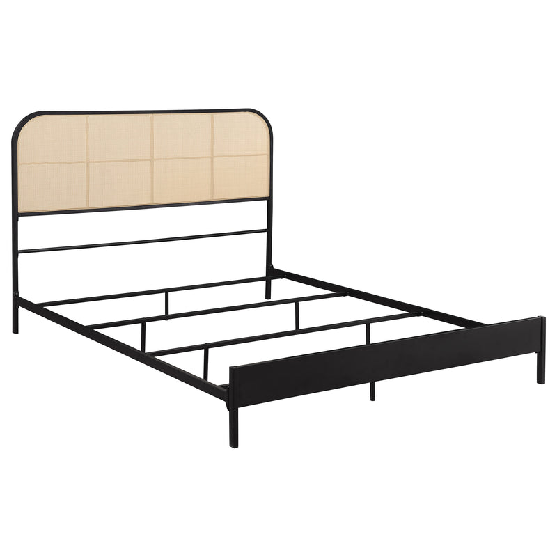 Amherst Eastern King, Queen, Full, & Twin Bed White & Black - Town Of Bargains Furniture - NY