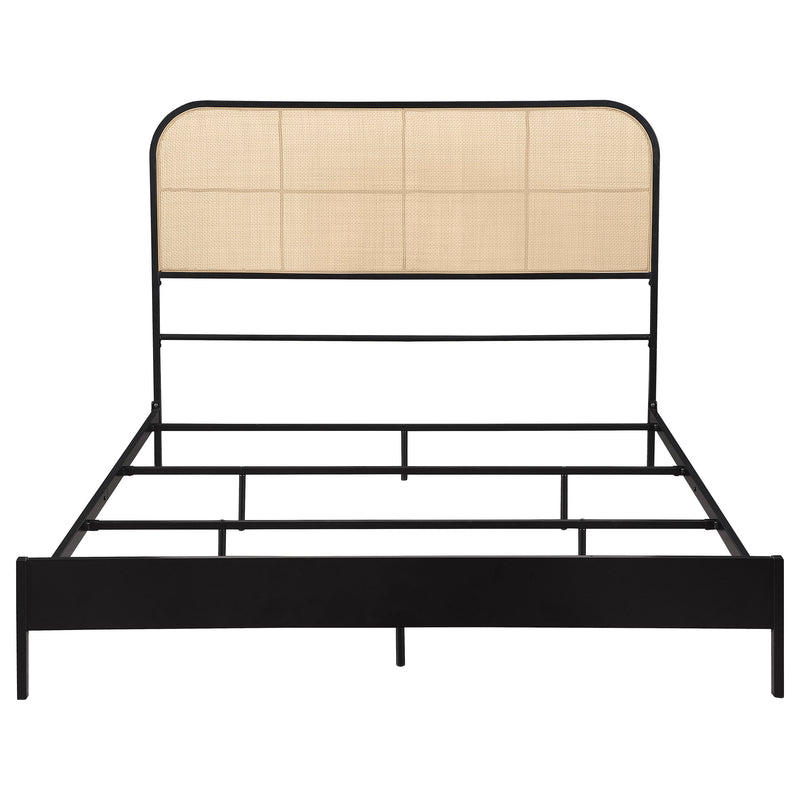 Amherst Eastern King, Queen, Full, & Twin Bed White & Black - Town Of Bargains Furniture - NY