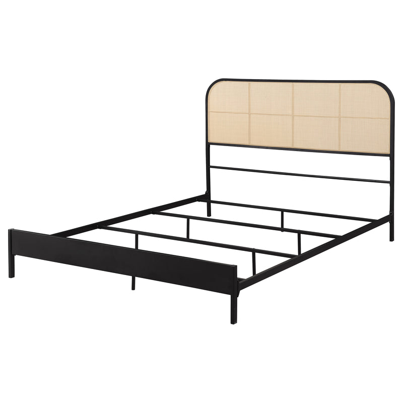 Amherst Eastern King, Queen, Full, & Twin Bed White & Black - Town Of Bargains Furniture - NY