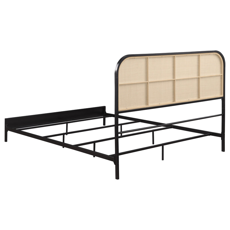 Amherst Eastern King, Queen, Full, & Twin Bed White & Black - Town Of Bargains Furniture - NY