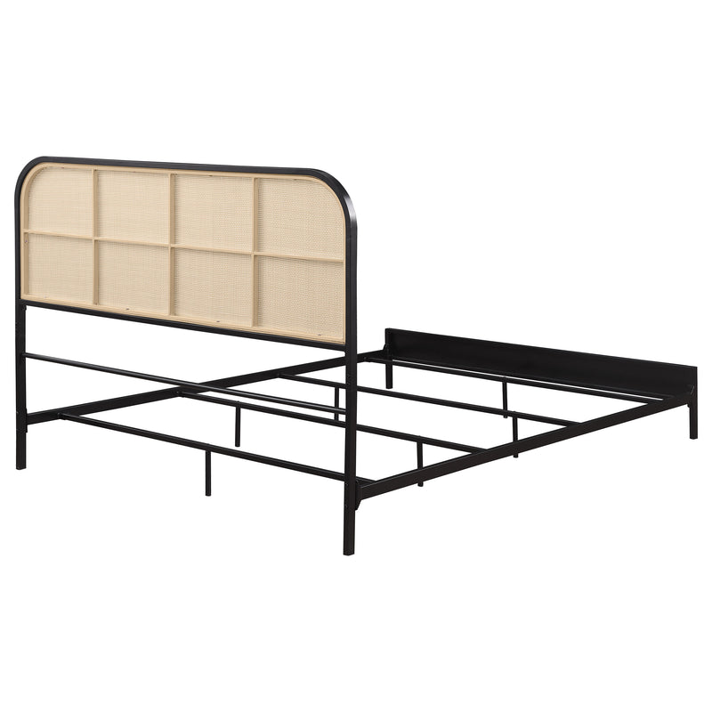 Amherst Eastern King, Queen, Full, & Twin Bed White & Black - Town Of Bargains Furniture - NY