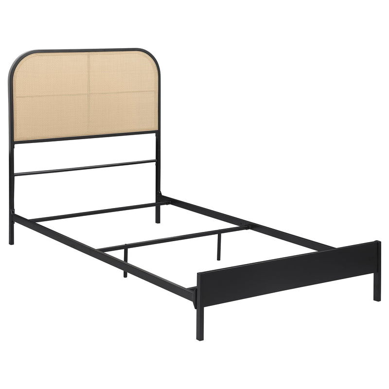 Amherst Eastern King, Queen, Full, & Twin Bed White & Black - Town Of Bargains Furniture - NY