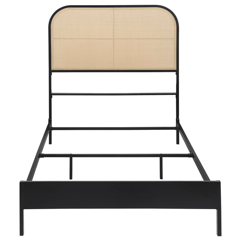 Amherst Eastern King, Queen, Full, & Twin Bed White & Black - Town Of Bargains Furniture - NY