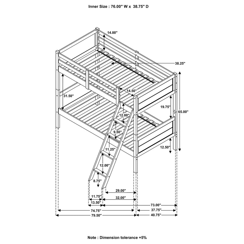 Ryder Bunk Beds - Town Of Bargains Furniture - NY