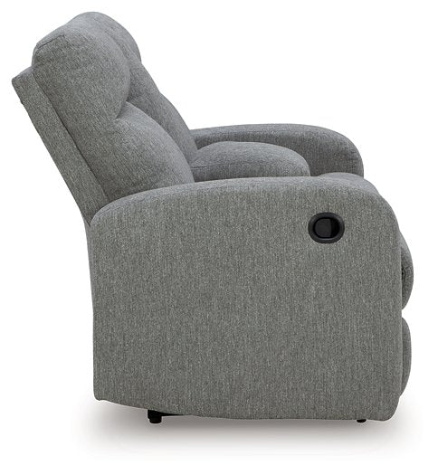 Gauntlet Reclining Loveseat with Console - Town Of Bargains Furniture - NY