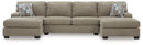 Newellen Sectional with Double Chaise - Town Of Bargains Furniture - NY