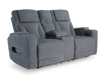 Studio Cave Power Reclining Loveseat with Console - Town Of Bargains Furniture - NY