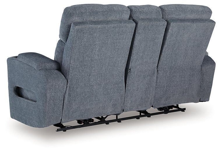 Studio Cave Power Reclining Loveseat with Console - Town Of Bargains Furniture - NY