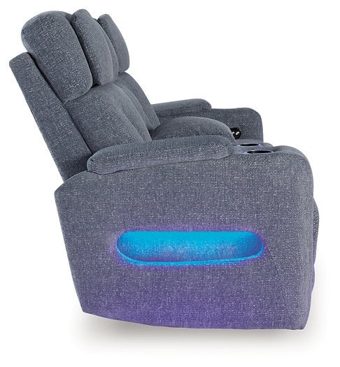 Studio Cave Power Reclining Loveseat with Console - Town Of Bargains Furniture - NY