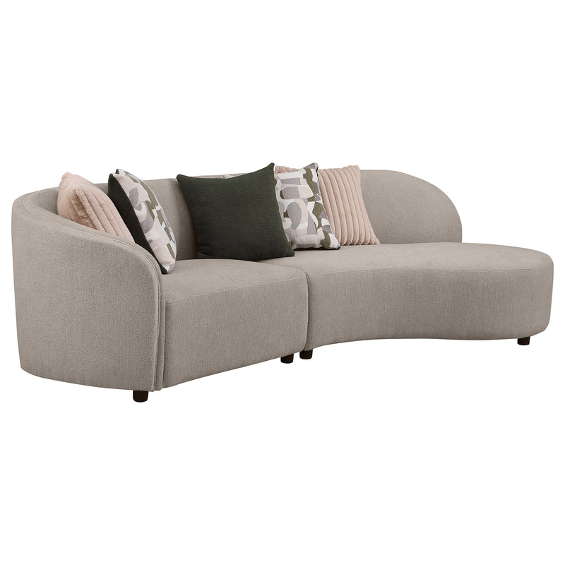 Fayette Stationary Sectionals Greige - Town Of Bargains Furniture - NY