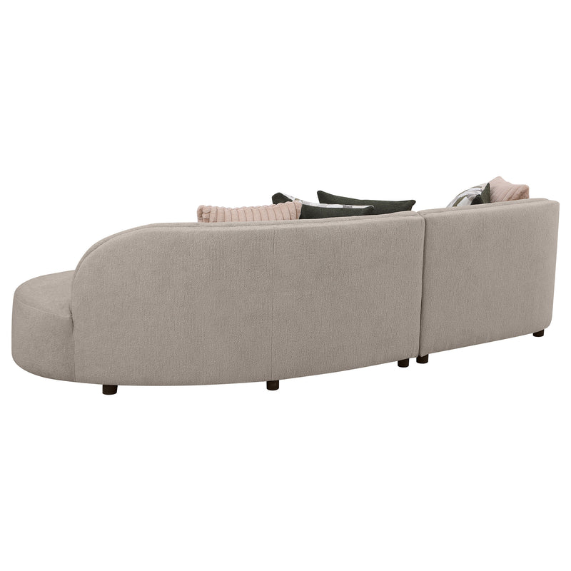 Fayette Stationary Sectionals Greige - Town Of Bargains Furniture - NY