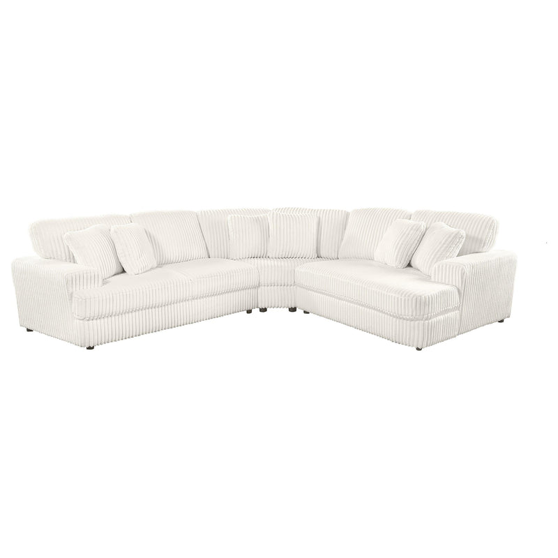 Emberson Upholstered Modular Sectional Sofa Ivory - Town Of Bargains Furniture - NY