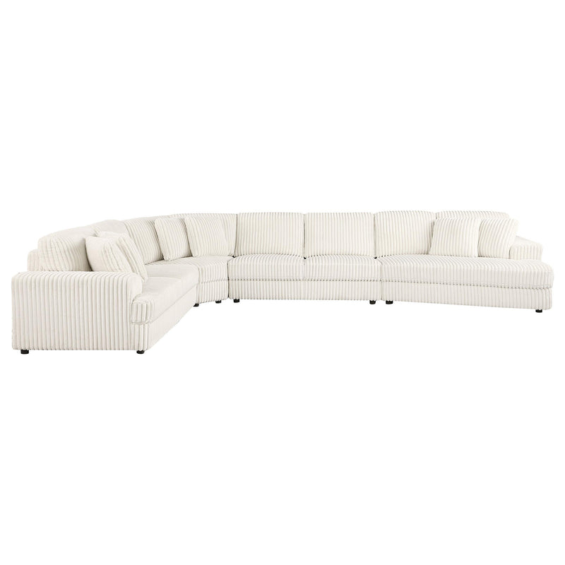 Emberson Upholstered Modular Sectional Sofa Ivory - Town Of Bargains Furniture - NY