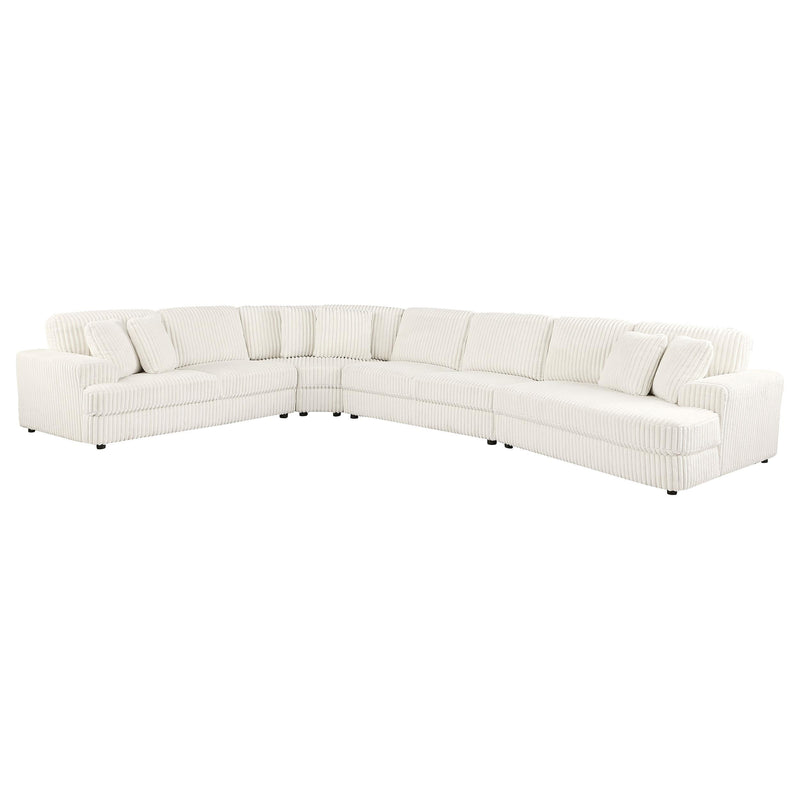 Emberson Upholstered Modular Sectional Sofa Ivory - Town Of Bargains Furniture - NY