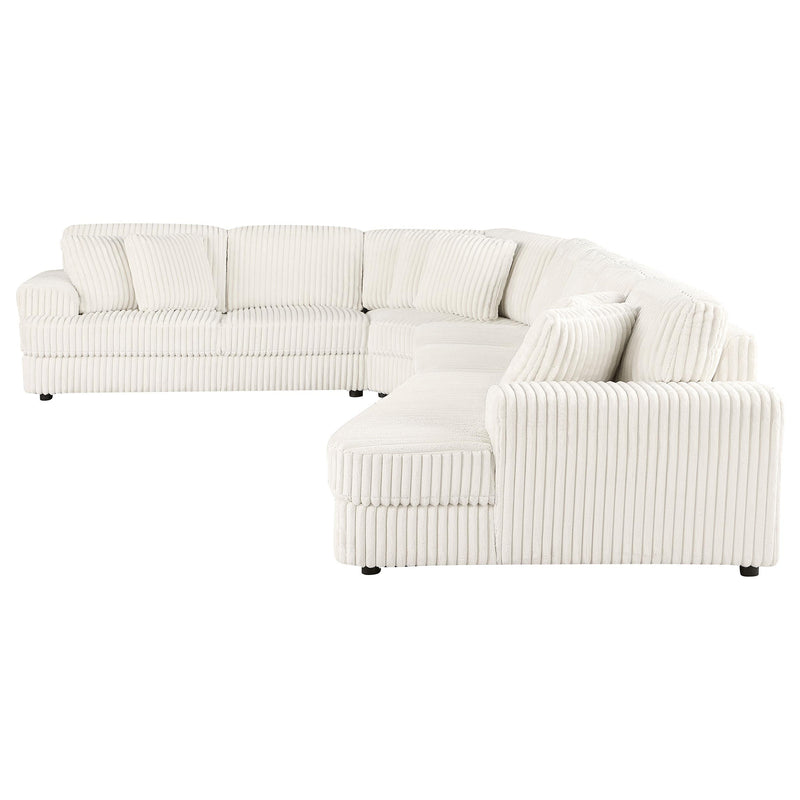 Emberson Upholstered Modular Sectional Sofa Ivory - Town Of Bargains Furniture - NY