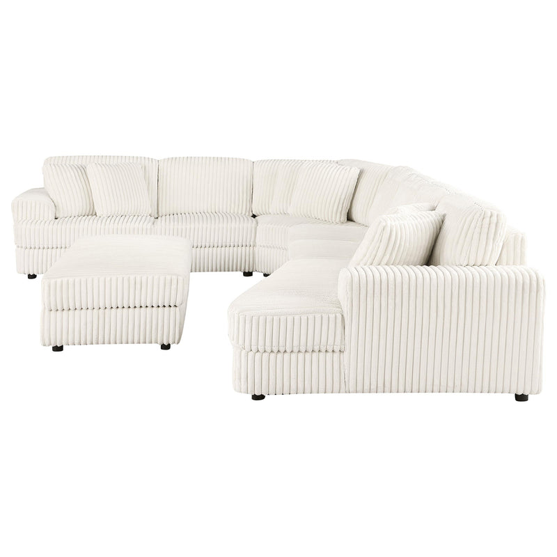Emberson Upholstered Modular Sectional Sofa Ivory - Town Of Bargains Furniture - NY
