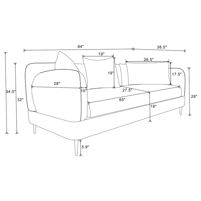 Jade Sofa - Town Of Bargains Furniture - NY