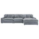 Blaine Upholstered Reversible Chaise Sectional Sofa
