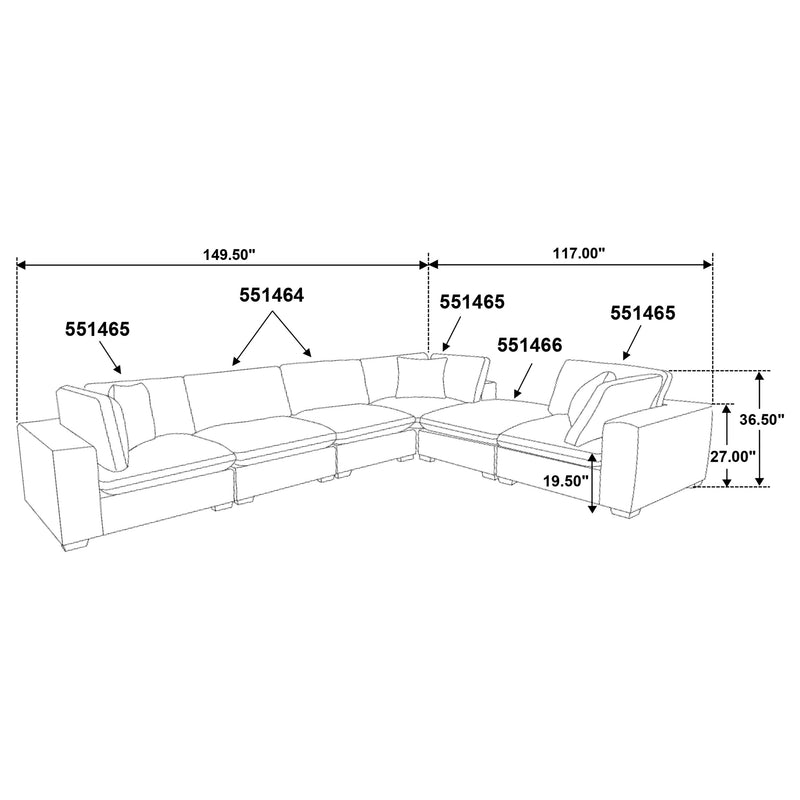 Lakeview Modular Sectionals Seating