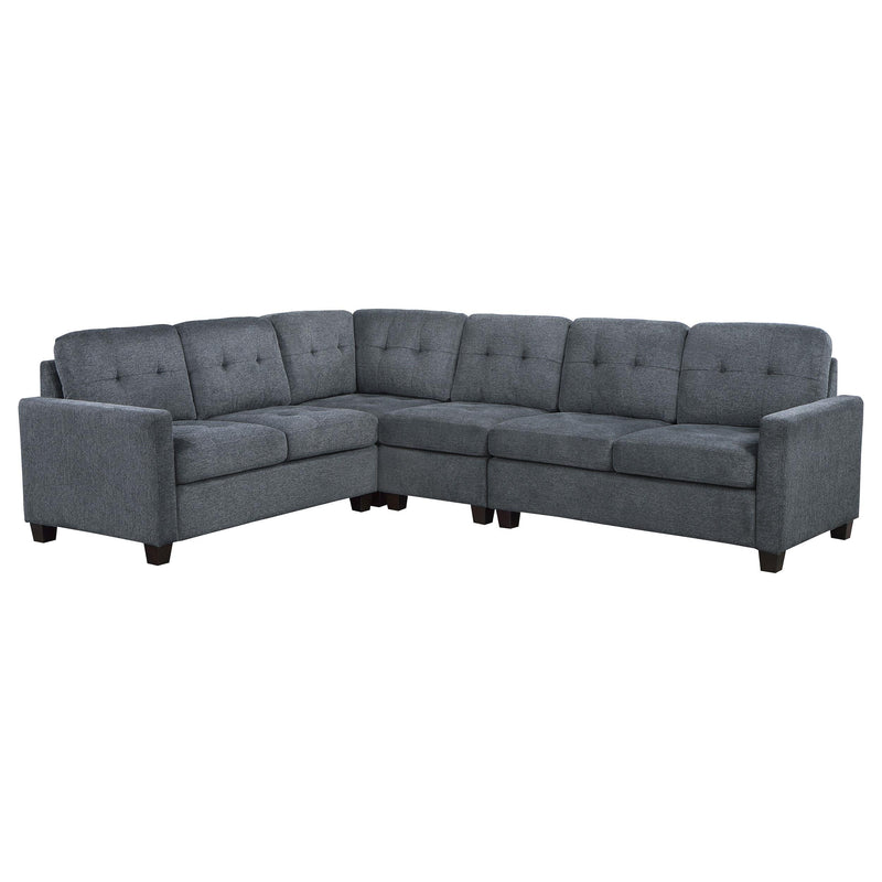 Georgina 4-piece Upholstered Modular Sectional Sofa Beige - Town Of Bargains Furniture - NY