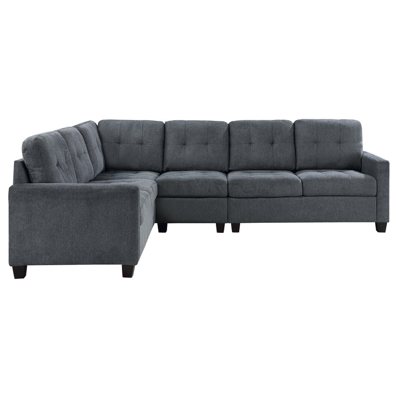 Georgina 4-piece Upholstered Modular Sectional Sofa Beige - Town Of Bargains Furniture - NY
