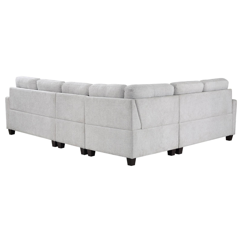Georgina 4-piece Upholstered Modular Sectional Sofa Beige - Town Of Bargains Furniture - NY