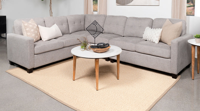Georgina Sectional Loveseat - Town Of Bargains Furniture - NY
