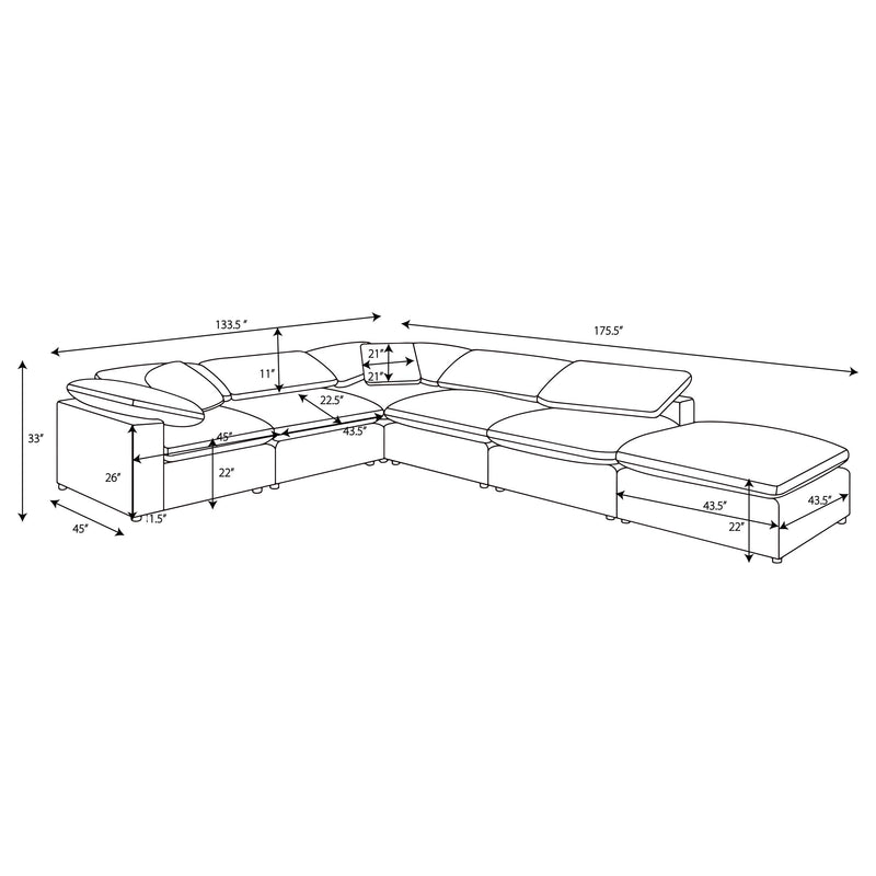 Raleigh Modular Sectionals