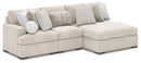 Cuddle Plush Sectional with Chaise