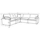 Collins Reclining Sectionals Upholstered