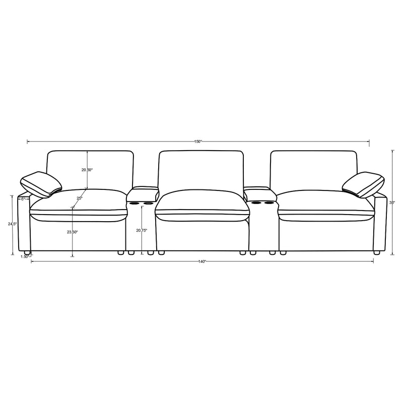 Collins Non Recling Sectionals - Town Of Bargains Furniture - NY