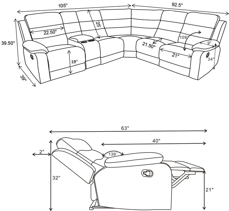 David Sectionals - Town Of Bargains Furniture - NY